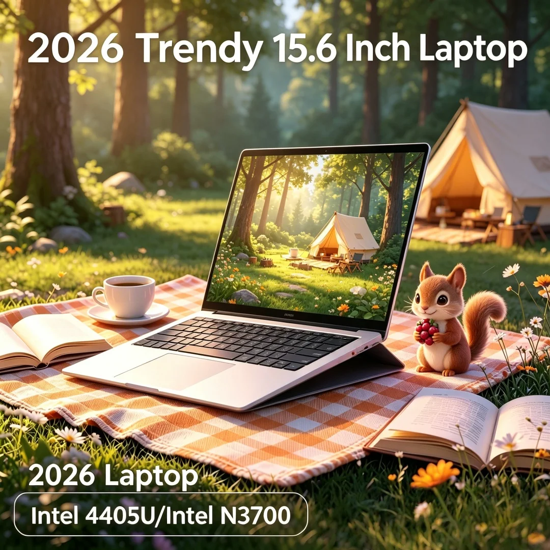 2026 New 15.6 Inch FHD Polished Extraslim Laptop Intel N3700/Intel 4405U Win11 DDR4 16GB/32GB SSD Regal Globewalker Streamlined