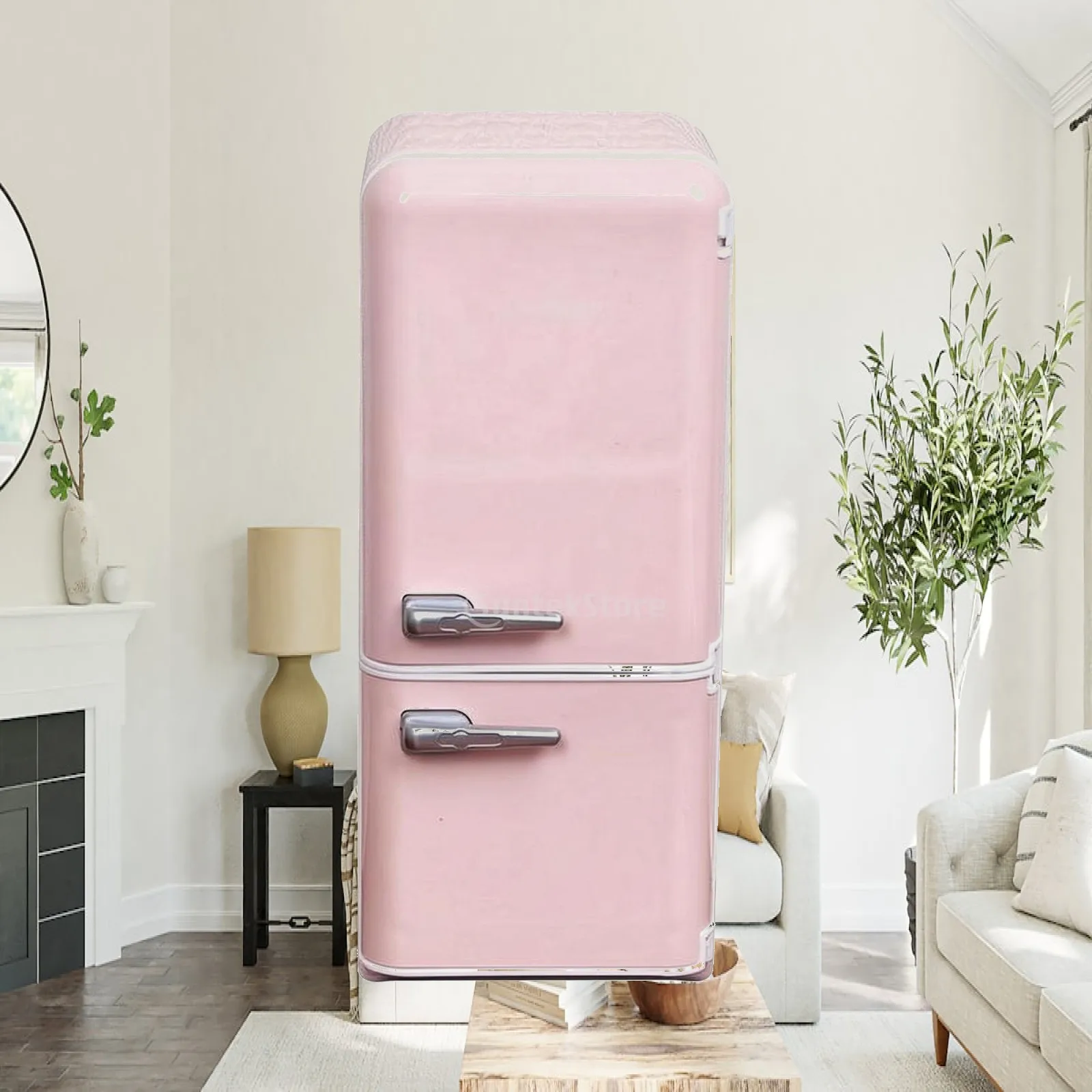 Dollhouse Refrigerator Interior Light Miniature Refrigerator Openable