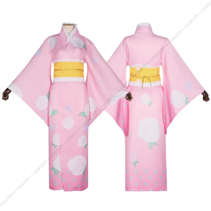 Ai hoshino cosplay anime shi kein cosplay kostüm rosa druck kimono anzug für mädchen frau cosplay tägliche konferenz kleider