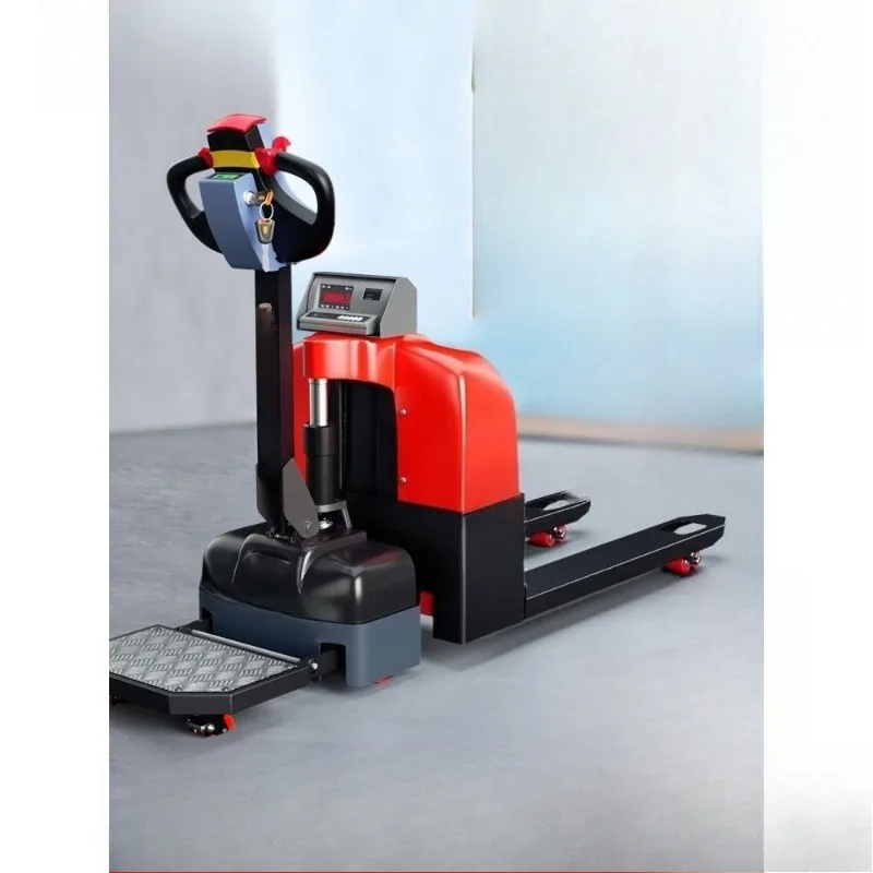 

Fully automatic electric forklift 3 tons weighing electric forklift hydraulic ground cow warehouse