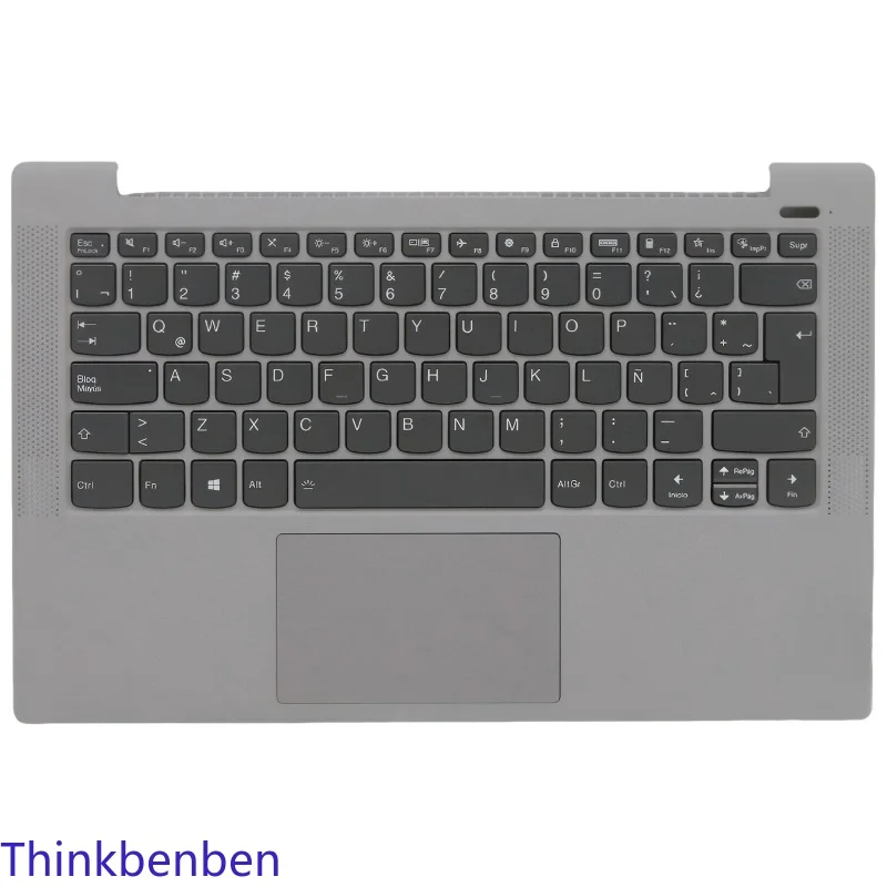 Cubierta superior plateada con reposamanos, cubierta con teclado retroiluminado para Lenovo Ideapad 5 14 14IIL05 14ARE05 14ALC05 14ITL05 5CB0Y88637