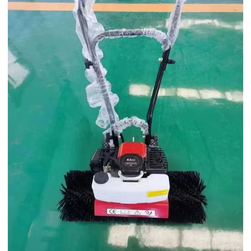 Handheld Grass Snow Cleaning Equipment Hand Pushed Backpack Lawn Brushing Machine Garden Accessories