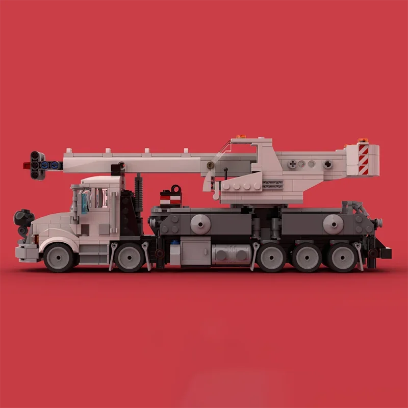 Stadsauto's Moc Bouwstenen Zware Kraanwagen Model Technologie Modulaire Blokken Kerst Speelgoed DIY Sets Montage Geschenken