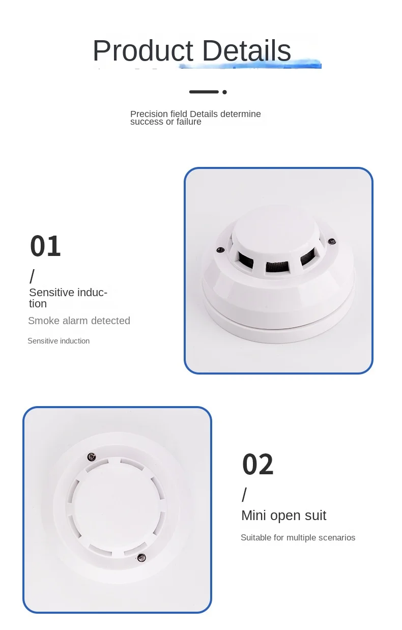 Draadloze Laser Alarmdetector Voor Rookdetectie En Brandveiligheid