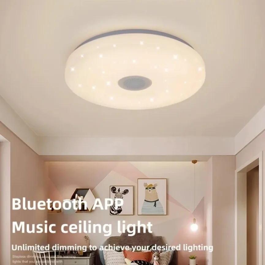 Imagem -04 - Rgb Esperto Conduziu a Luz de Teto com Controlo a Distância Bluetooth Música Escurecendo para a Sala de Visitas Quarto Decoração Interior o