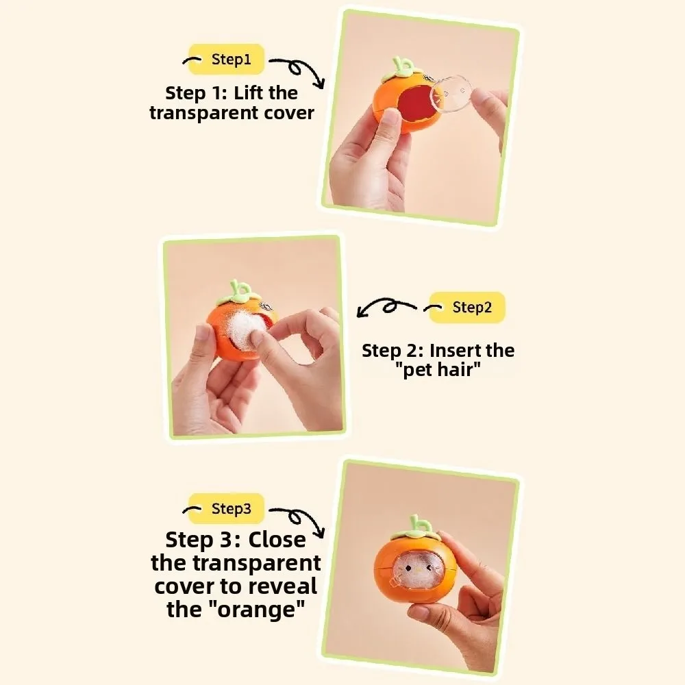 4 個クリエイティブペットの毛キーホルダー透明 DIY 犬の毛皮収納ペンダント防塵かわいいペットの歯コレクションボックスペットオーナーギフト