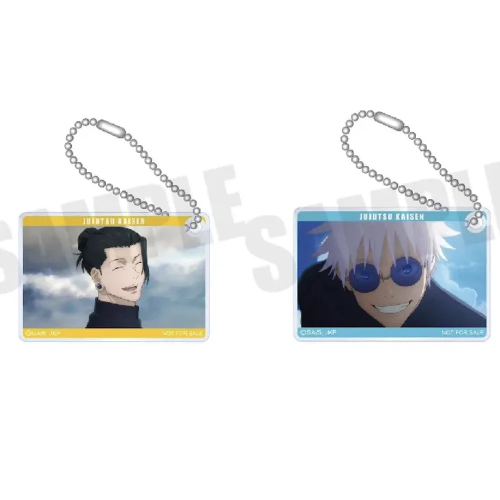 Game 2 Keychain Doll Anime Suguru Geto Satoru Gojo Acrylic Keyring Pendant For Gift