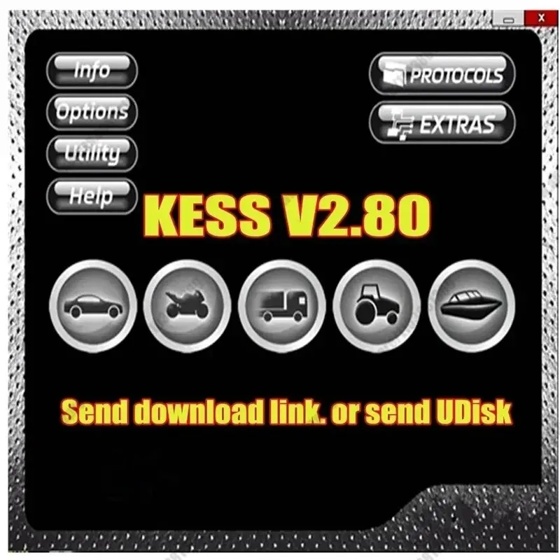أحدث برنامج إصلاح 2025 KESS V2.80 لأداة ضبط رقاقة Kess V5.017 Ktag V2.25 Master ECU