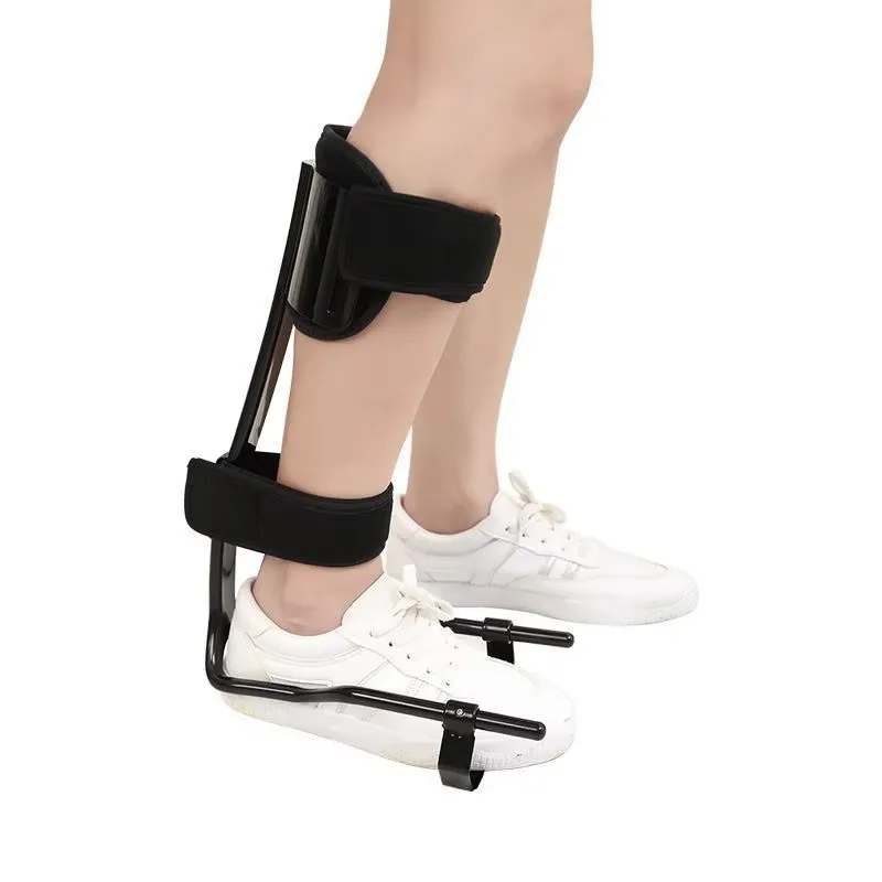 Orthopedic protective leg rehabilitation equipment stroke hemiplegia inverted valgus ankle brace foot descent correction cane
