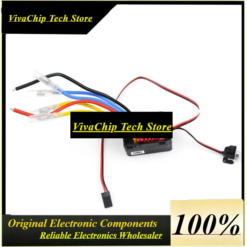 VivaHobbywing QuicRun WP 880 Dual Brushed ESC 80A Waterproof 2-4S Lipo For 1/10 1/8 RC Crawler Car