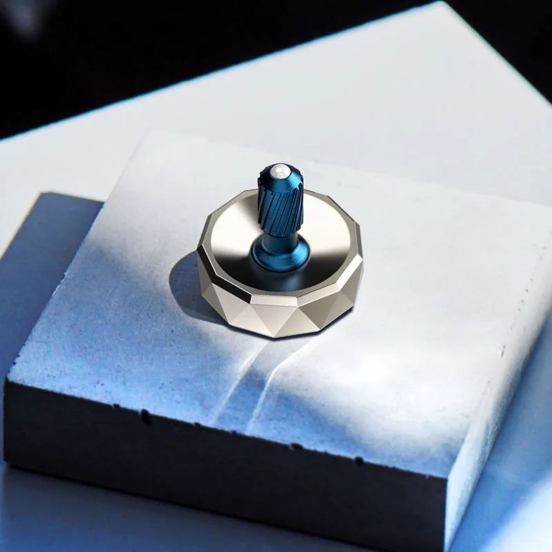 DSXJ EDC Fidget Spinner bleu paon à rotation manuelle - Jouet de bureau anti-stress