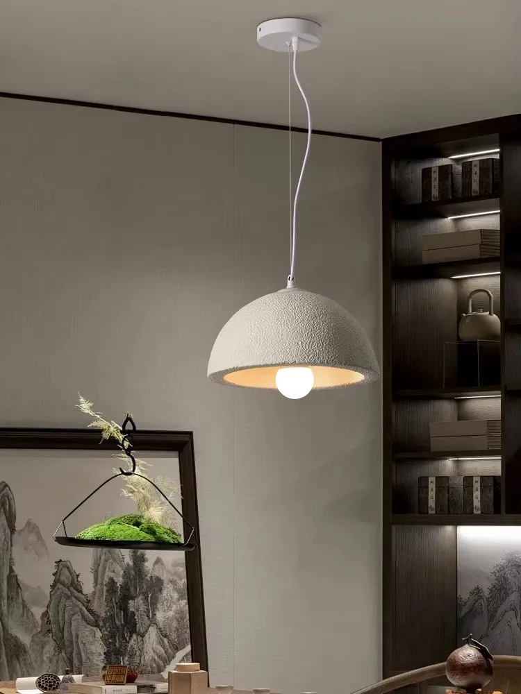 

Wabi-sabi Style Chandelier Creative Personality Dining Room Home Lamp Microcement Ceiling Chandelier Hotel Home Decoration
