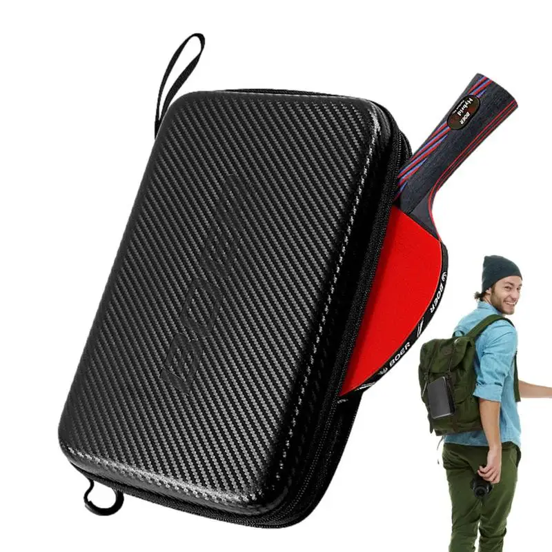 

Table Tennis Racket Case Waterproof Table Tennis Bat Bag Table Tennis Paddle Bat Cover Carry Bag For 2 Rackets Racquets And 3 Or