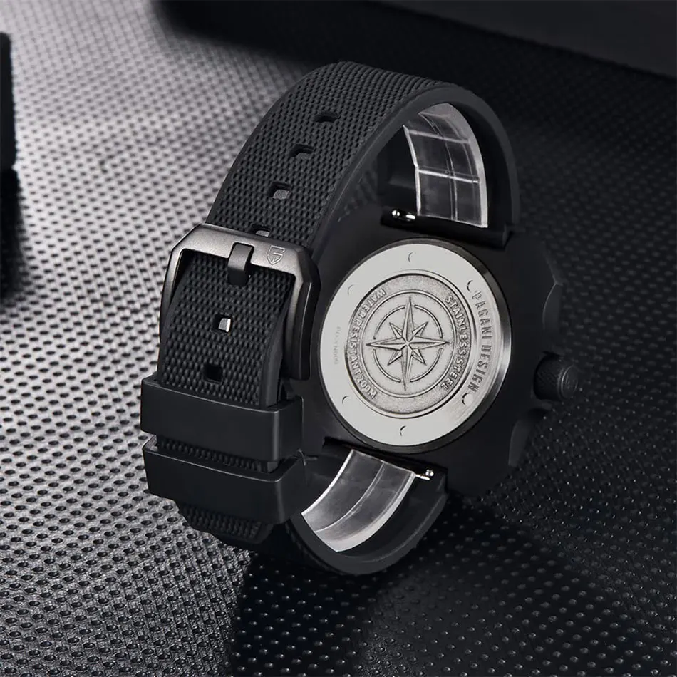 PAGANI DESIGN новые механические мужские часы со скелетом, лучший бренд, водонепроницаемые автоматические часы из нержавеющей стали NH35, часы с сапфировым стеклом