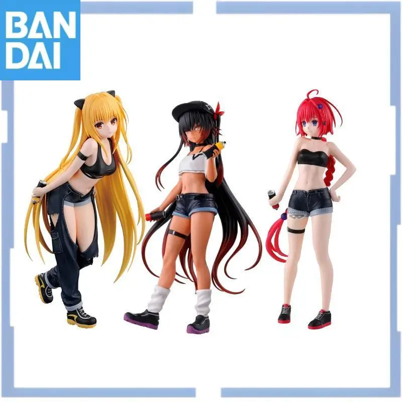 

Original Bandai Namco Banpresto To Love Nemesis Eve Darkness Kurosaki Mea Glitter Glamours Anime Figure Model Collector Toy Gift