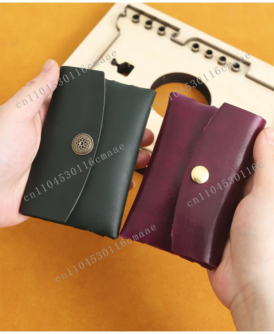 NEW Seamless Card Wallet Cutting Dies  Steel Sharp Durable Handmade DIY Leather Template Convenient Pattern