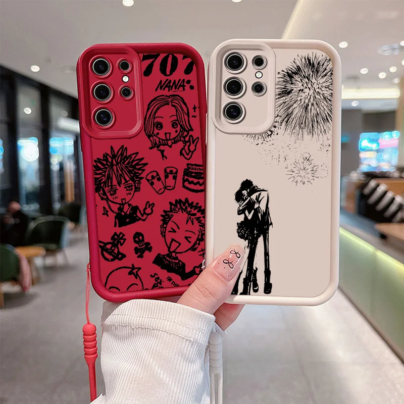 Oosaki Nana Anime For Samsung A73 A55 A54 A53 A51 A35 A34 A33 A32 A31 A24 A15 A14 13 12 A04 Eyes Ladder Cover Funda Phone Case