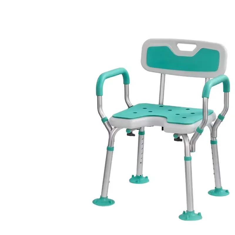 Wall Mounted Folding Shower Chair for Elderly Bathtub Toilet Seat Mobile Transport Elevator Safety Equipment Multifunctional