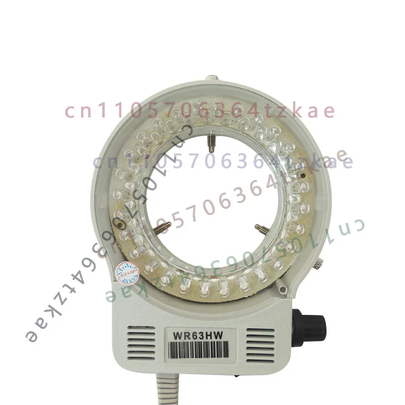 56 LED Microscope Ring Light Illuminator With Dimmer Adjustable Brightness for Stereo Microscope Lighting Parts
