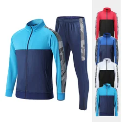 Sport Suit Winter Men Soccer Running Hoodie Jackets Long Sleeve Tracksuit Men Soccer Jersey Training Suit Football Suits