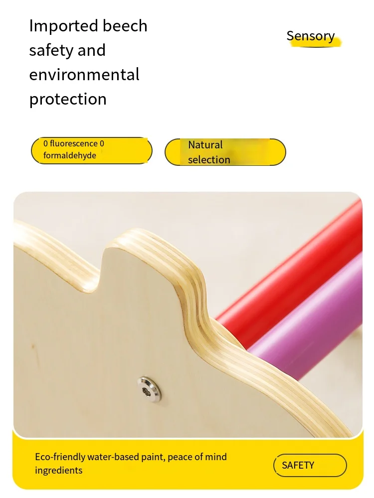 Eco-Friendly Indoor Playground Home Soft Play Equipment Toddler Climbing Play Gym Kids Wood Climbing Frame Indoor Playground