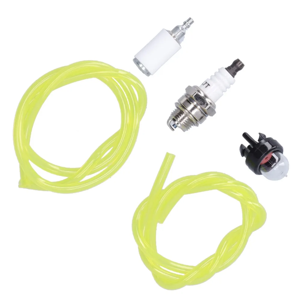 Durable Silicone Tune Up Kit White Compact Air Filter Kit Easy Installation Spark Plug Kit for Husqvarna P3314 P4018 PP341