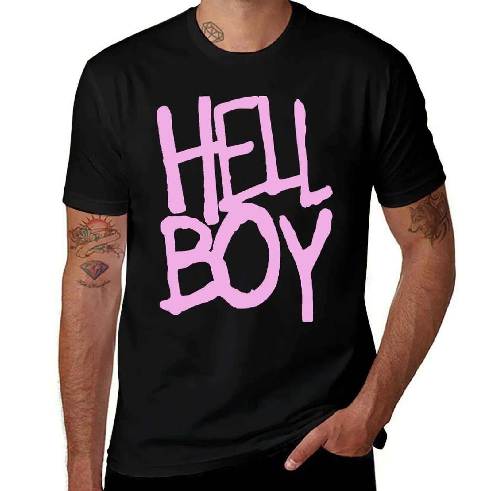 

LIL PEEP Style Hellboy Emo Rap Hip Hop T-Shirt Festival Short Sleeve T-Shirt