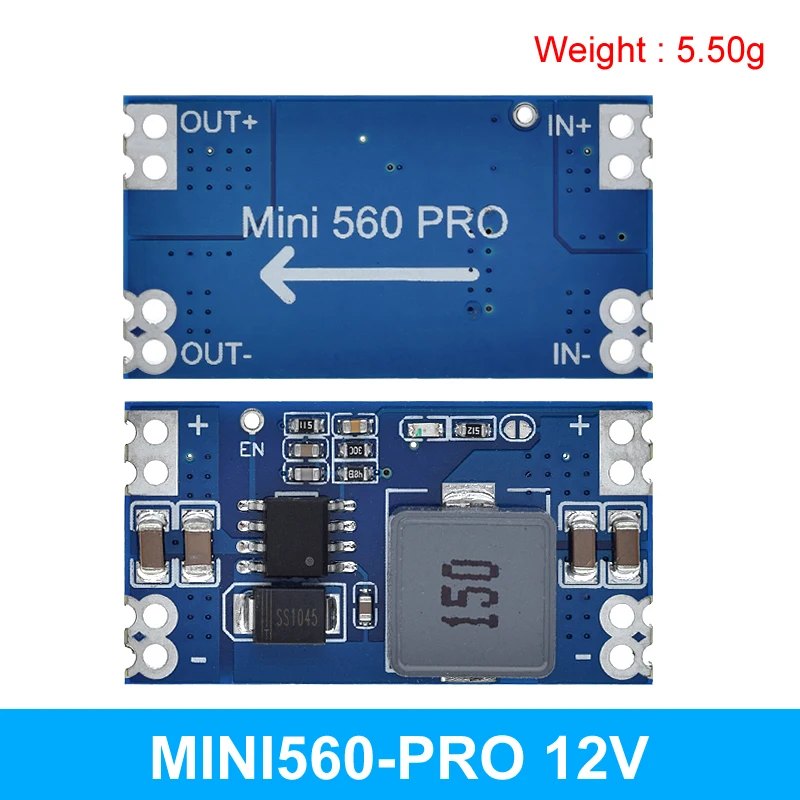 High Efficiency Output 3.3V 5V 9V 12V 5A Mini560 Step Down DC-DC Converter Voltage Regulator Buck Stabilized Power Supply Module