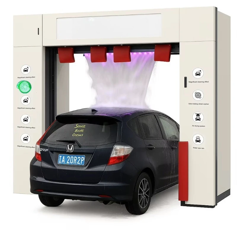 Touchless Automatic Vehicle Washing Machine Built-in High Pressure Cleaning System Quick Dry Fan Various Washing Programs