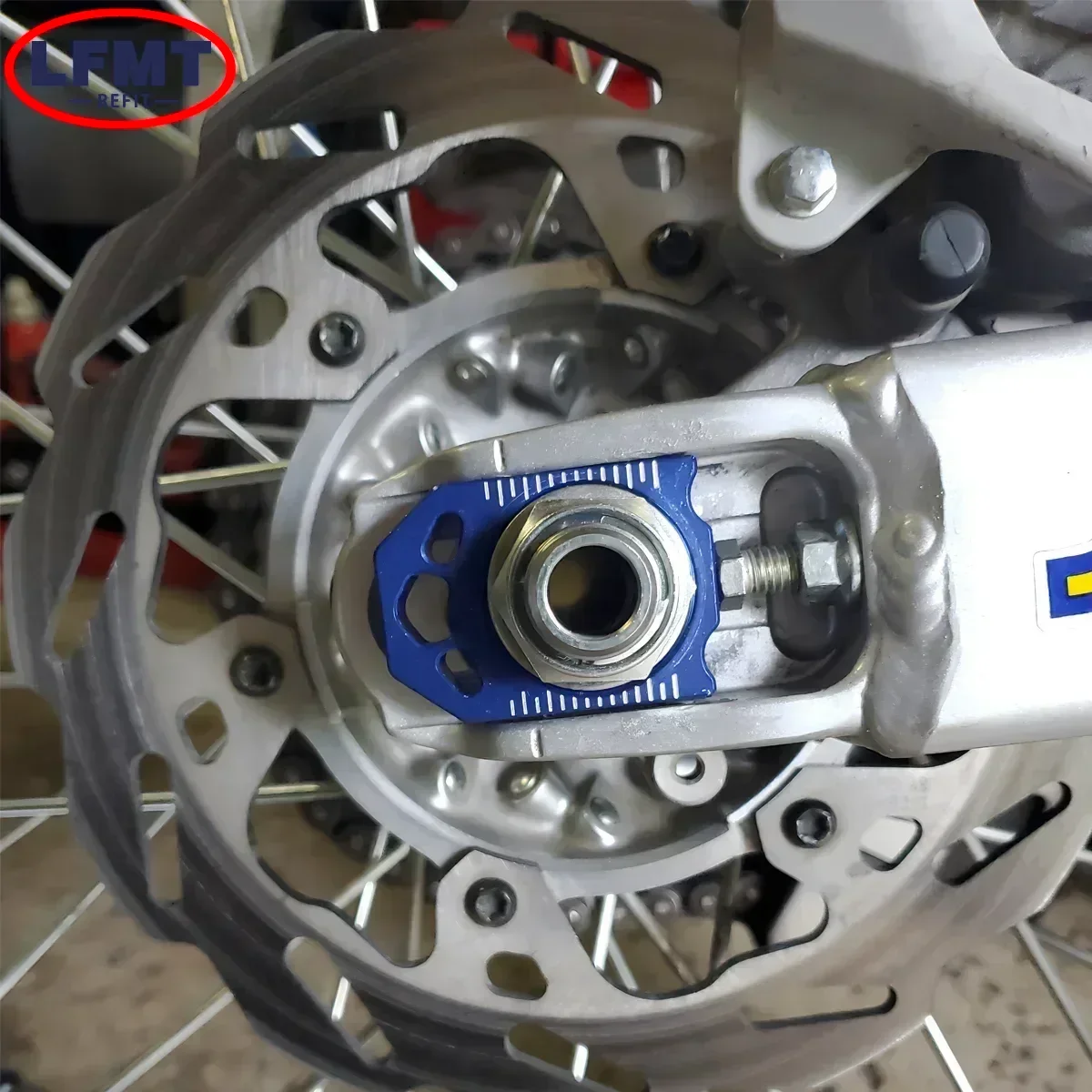 موتوكروس المحور الخلفي كتلة سلسلة الضابط لياماها YZ250F 2012-2023 YZ450F 2010-2023 2022 2021 2020 YZ 250F 450F YZF 250 450 #3