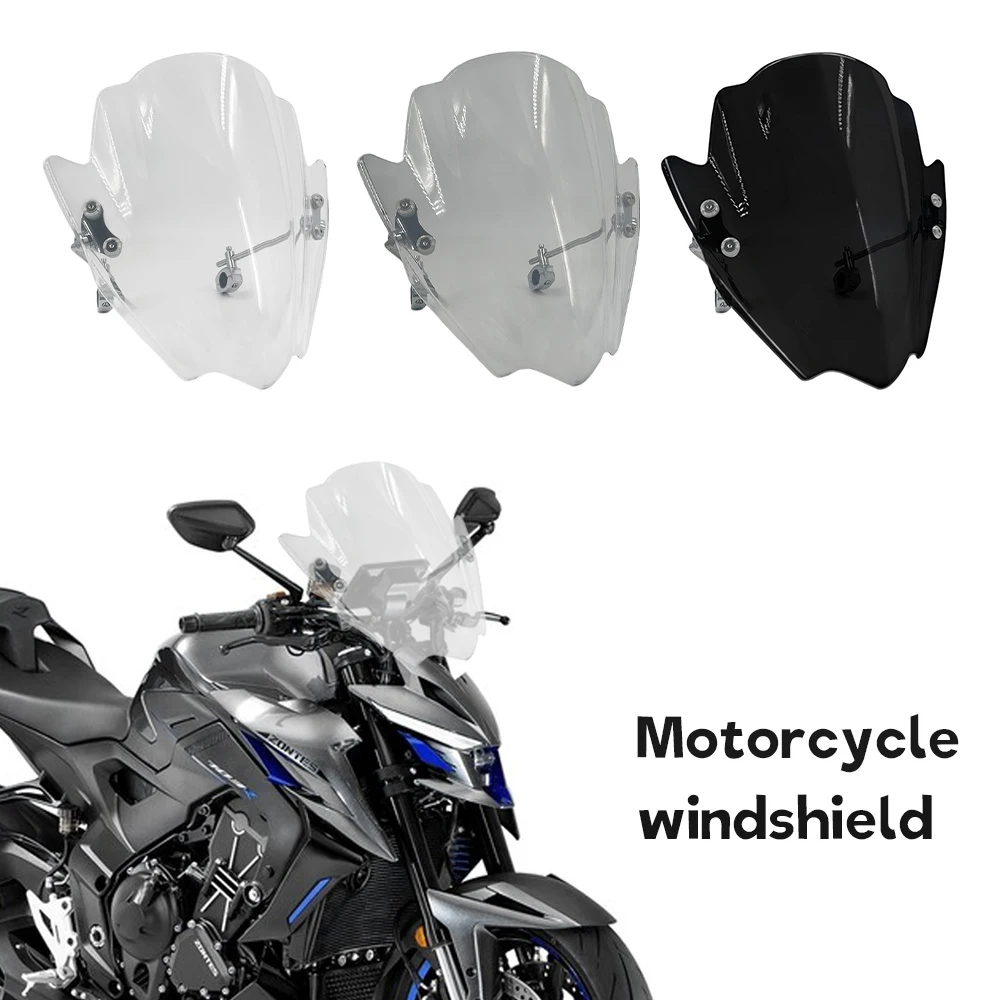 

For Zontes 703R 700R New Universal Windshield Covers Motorcycle Windscreen Adjustable Windscreen 22MM 25MM 28MM
