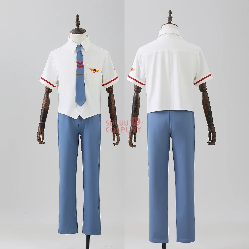 

SBluuCosplay Syaoran Li Cosplay Costume Junior High School Summer Uniform