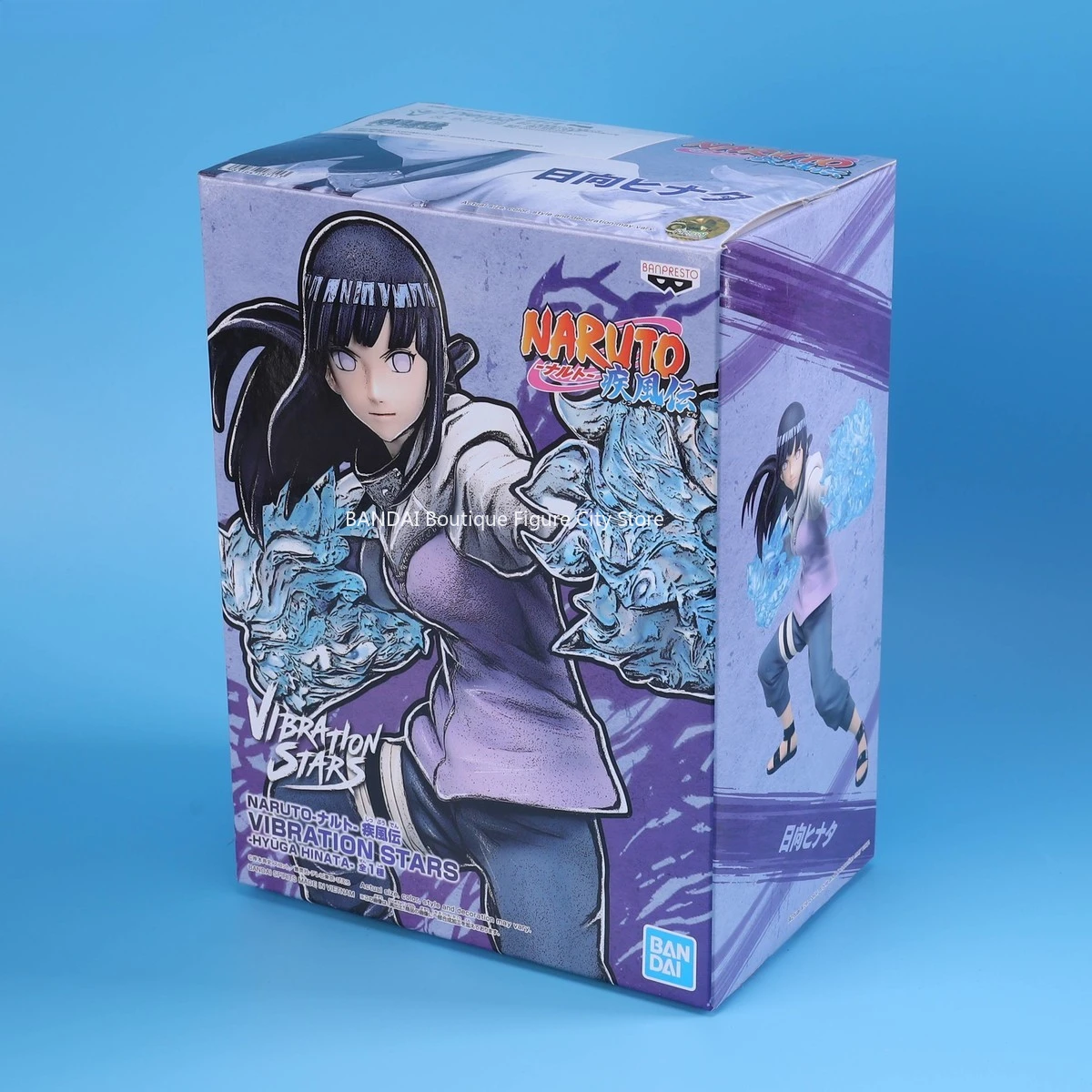 In Stock BANDAI NARUTO BANPRESTO VIBRATION STARS Hyuga Hinata Action Anime Model Toy Figure Gift Collect