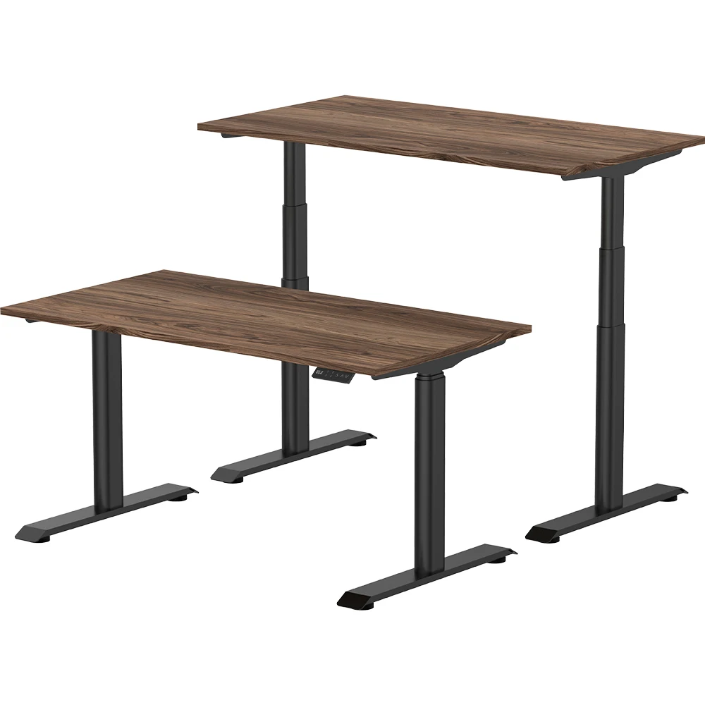 Smart Dual Motor Ergonomic Electric Standing Table Automatic Height Adjustable Desk Frame 3 Stage Adjustable Desk Motorised