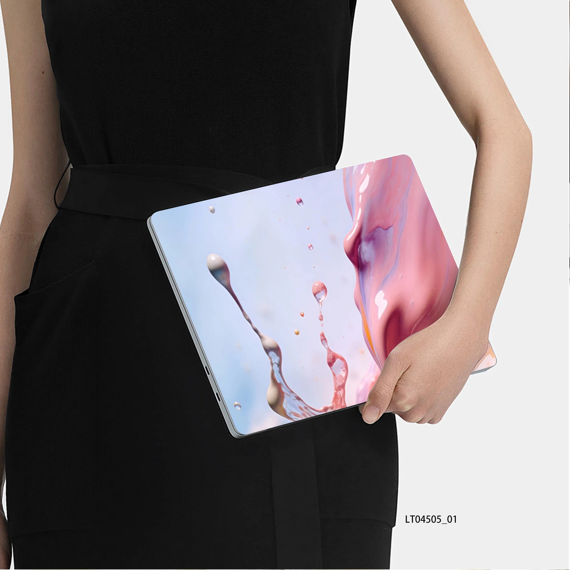 Modern Geometric Portrait Laptop Skin, Removable Anti-scratch Decal for MacBook Air Pro HP Dell Lenovo Asus
