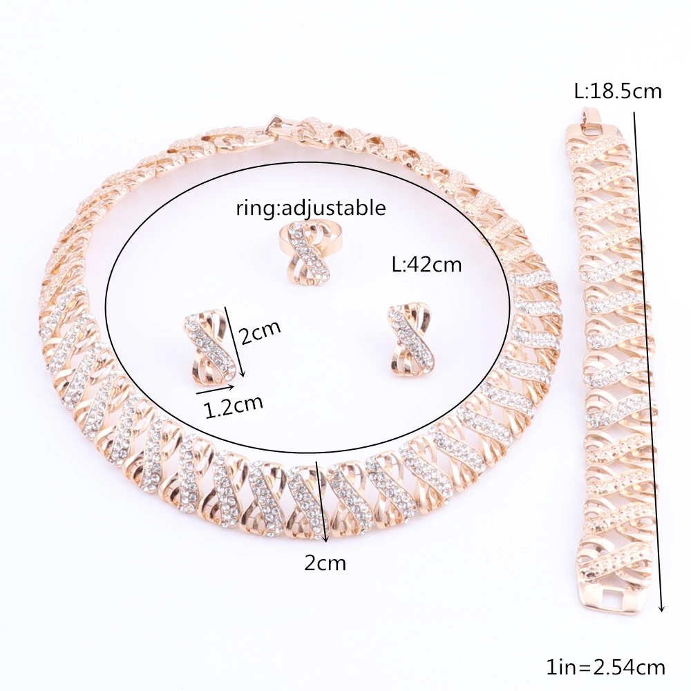 Indian Dubai Wedding Jewelry Sets For Brides Vintage African Costume Jewerly Set Silver Color Nigerian Women Jewelry Set