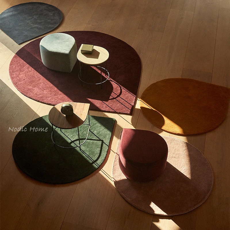 

Series: Drops, velvet, ottoman, ottoman, round stool, side table, carpet