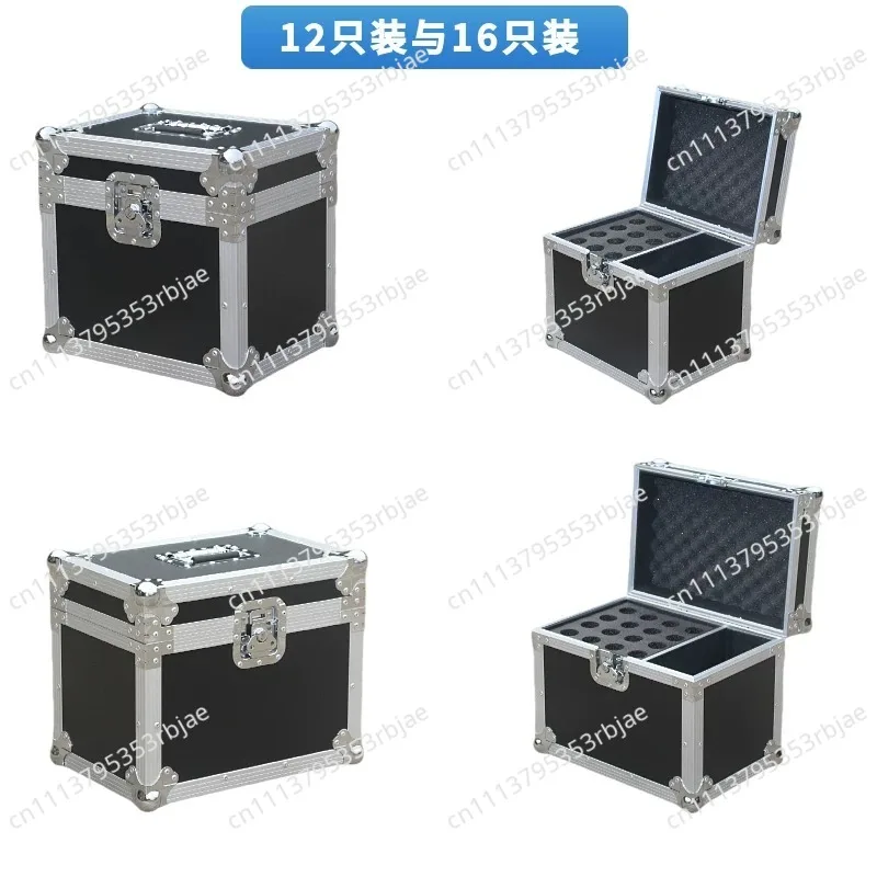 Microphone Storage Air Case Cabinet Wireless Headset Lavalier Fanny Pack Handheld Microphone Receiver Aluminum Alloy Microwave