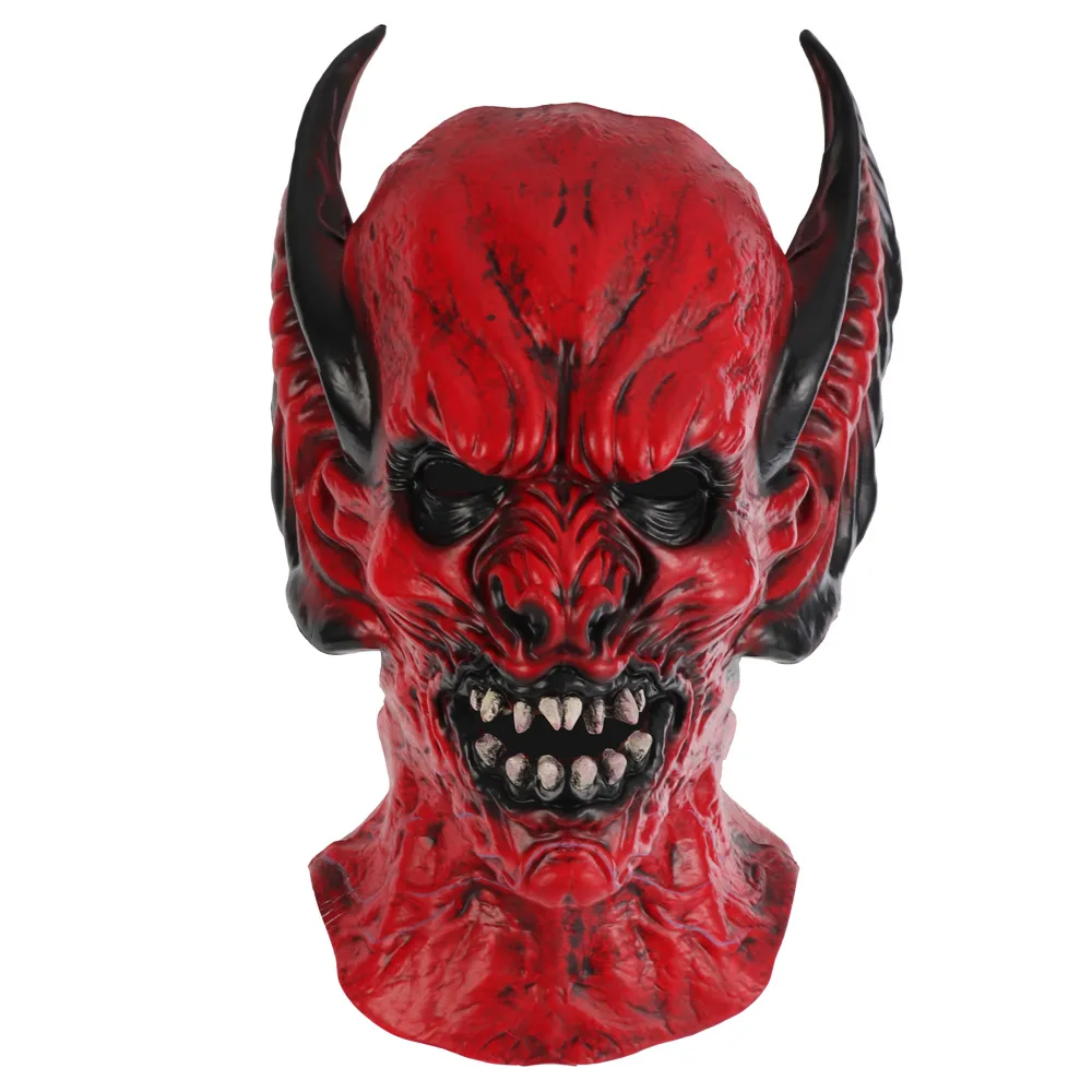 Halloween Mask Bat Masks Devil Latex Cosplay Costume Props Party Adult Masquerade Disguise Masks Horror Dressing Headgear