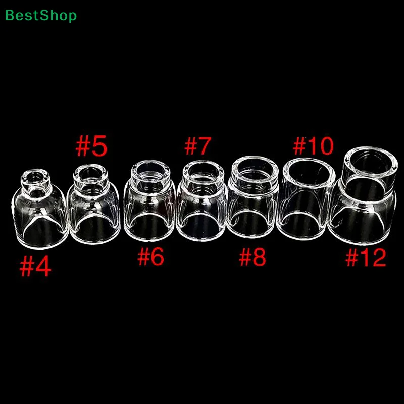 2PCS TIG Welding Torch Stubby Gas Lens #4 #5 #6 #7 #8 #10 #12 Glass Set For WP17 WP18 WP26 Is Easy To Assemble And Use