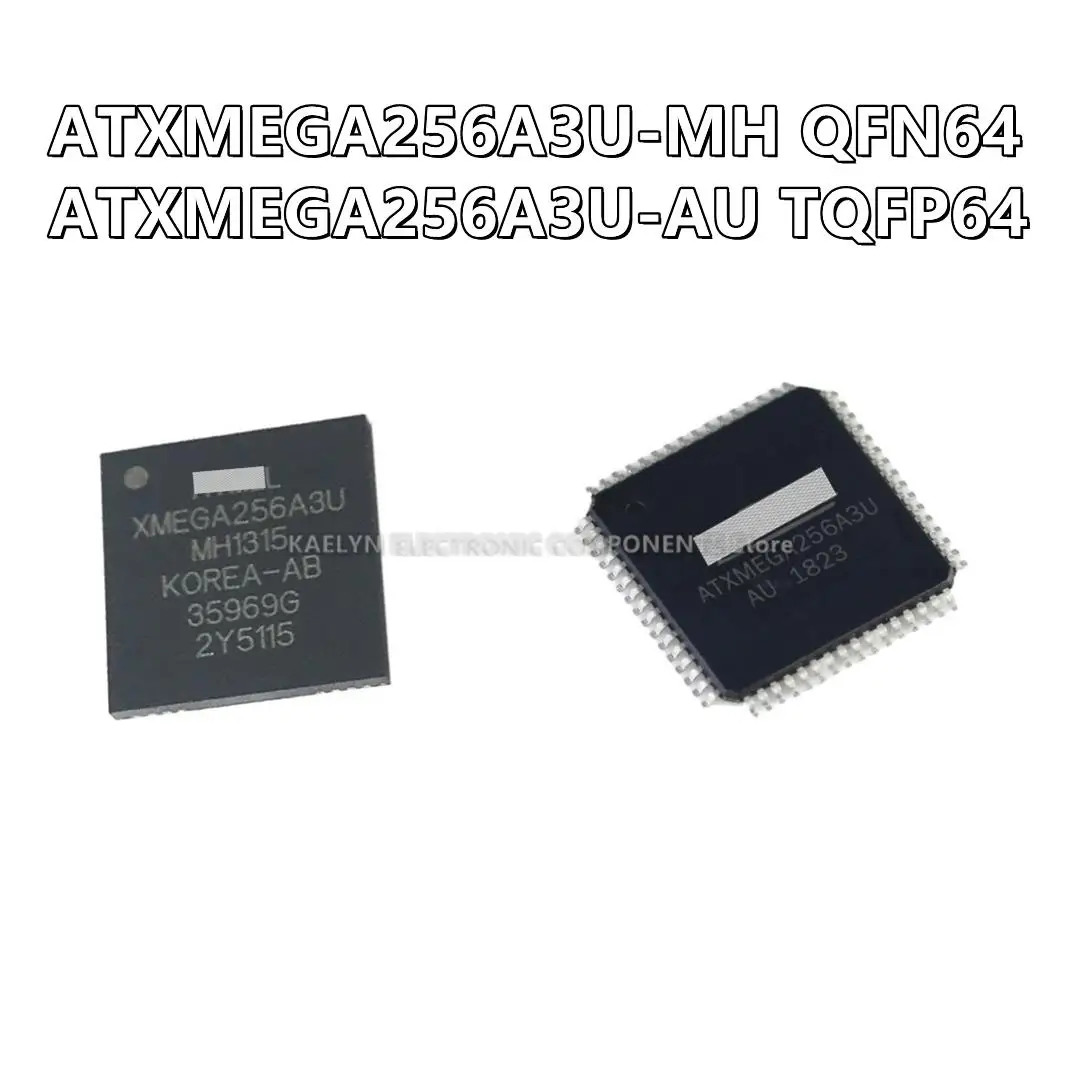 1Pcs/lot ATXMEGA256A3U-MH XMEGA256A3U QFN64 ATXMEGA256A3U-AU TQFP64