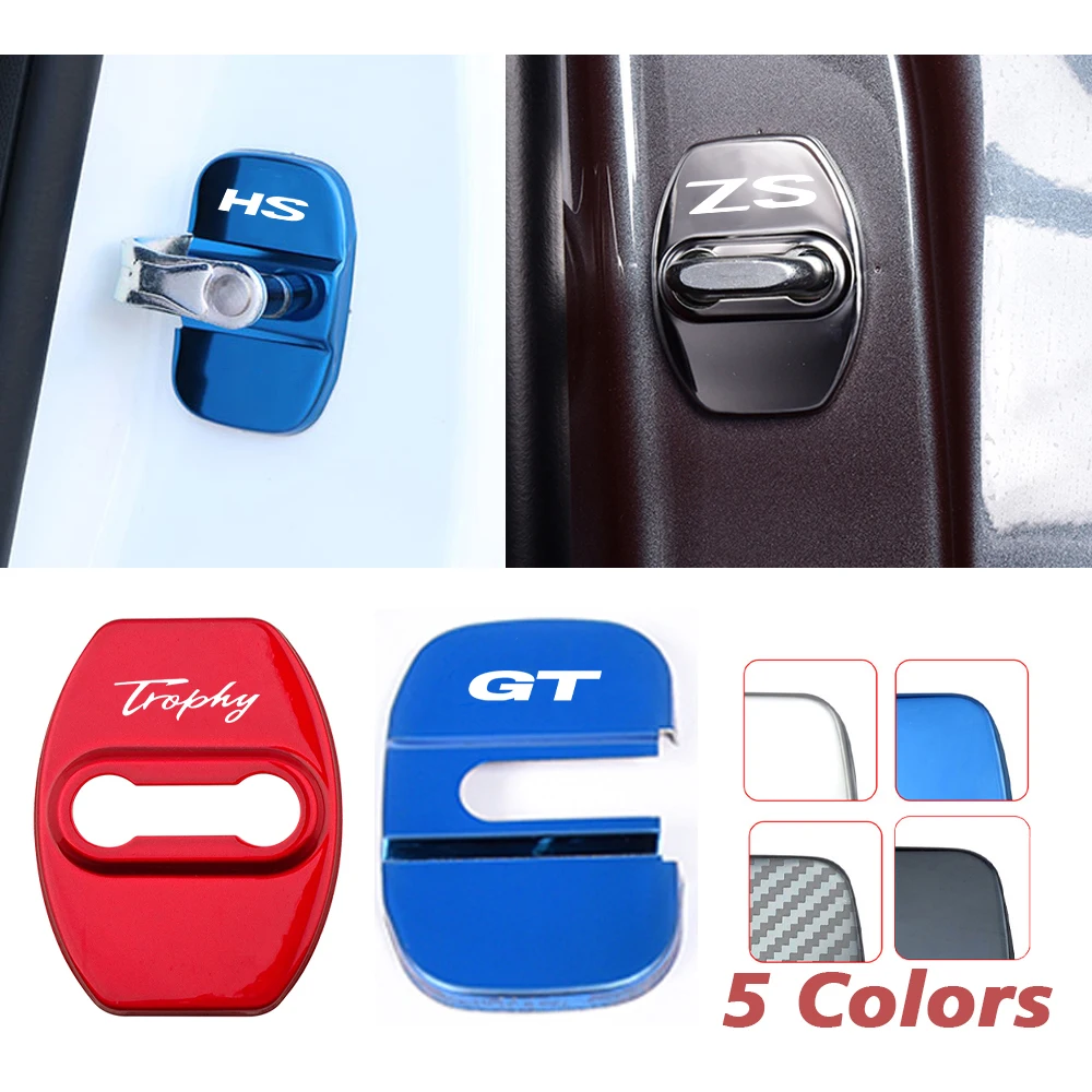 Car Door Lock Cover For MG MG3 MG4 EV MG5 Trophy MG6 Xpower EV MG7 GS GT HS EHS Pilo Hector ONE ZS EZS RX5 RX8 V80 Accessories