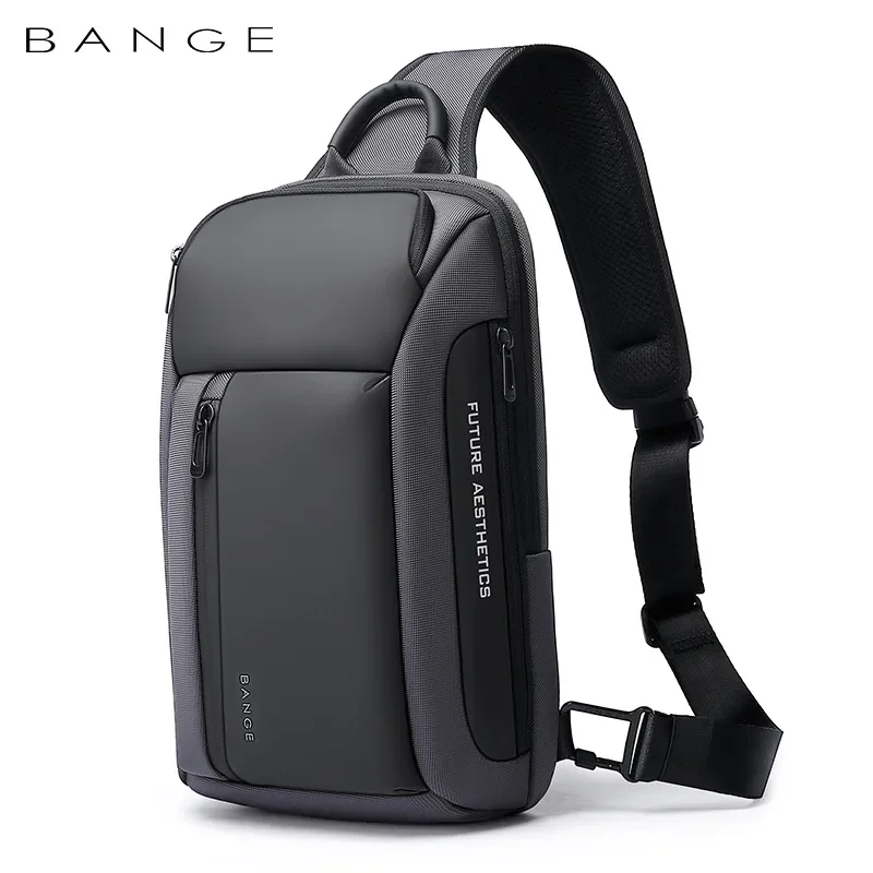 BANGE  Chest Bag Six Trend Colors Chest Oxford Trendy Waterproof  Fashion Items, Large Capacity Memory for Both Men and Women