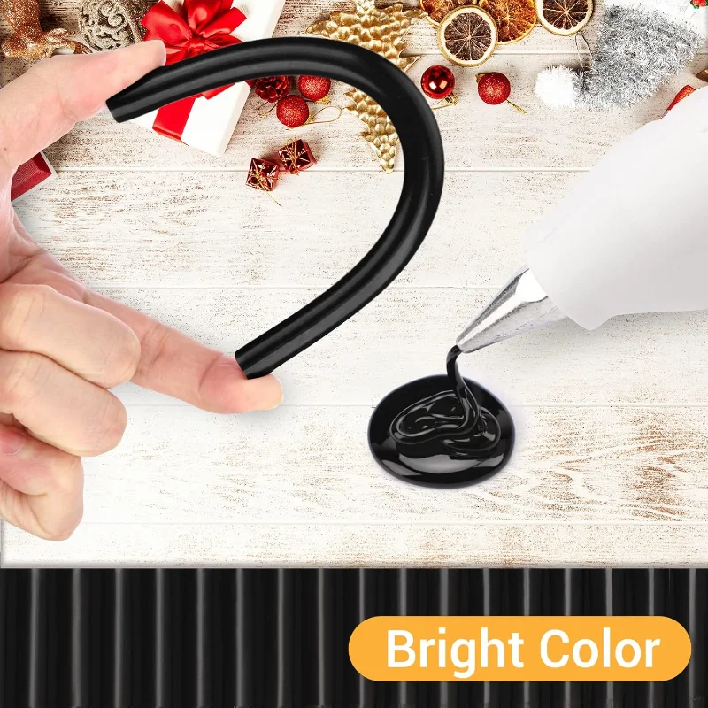 7/11mm Premium high viscosity black car hot melt adhesive, DIY craft tool kit for repairing car dents without paint on the body
