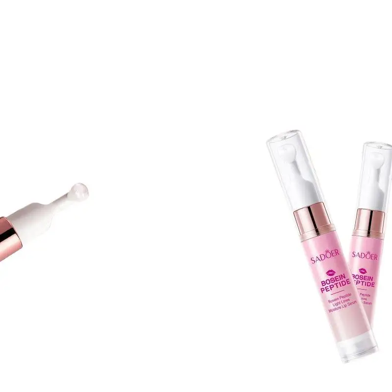 New SADOER Lip Booster Plumping Serum Gel Hyaluronic Acid Moisturizing Non-Irritating Brighten Faded Lines Plump Products