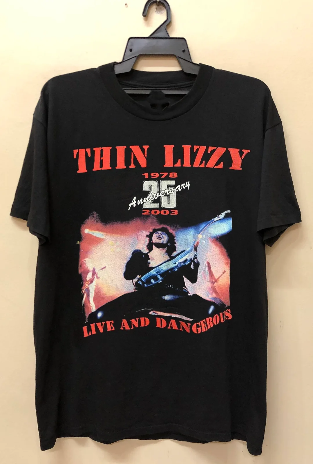 Rare Thin Lizzy Band 2003 Gift For Fan Black S-2345XL Unisex T-shirt S3362