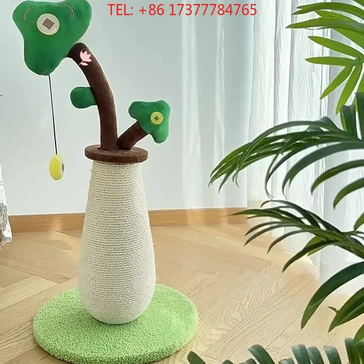 Fortune Tree Integrated Cat Tree Wear Resnt Non Shedding Sisal Scratching Post Scratcher Board For Indoor Cats