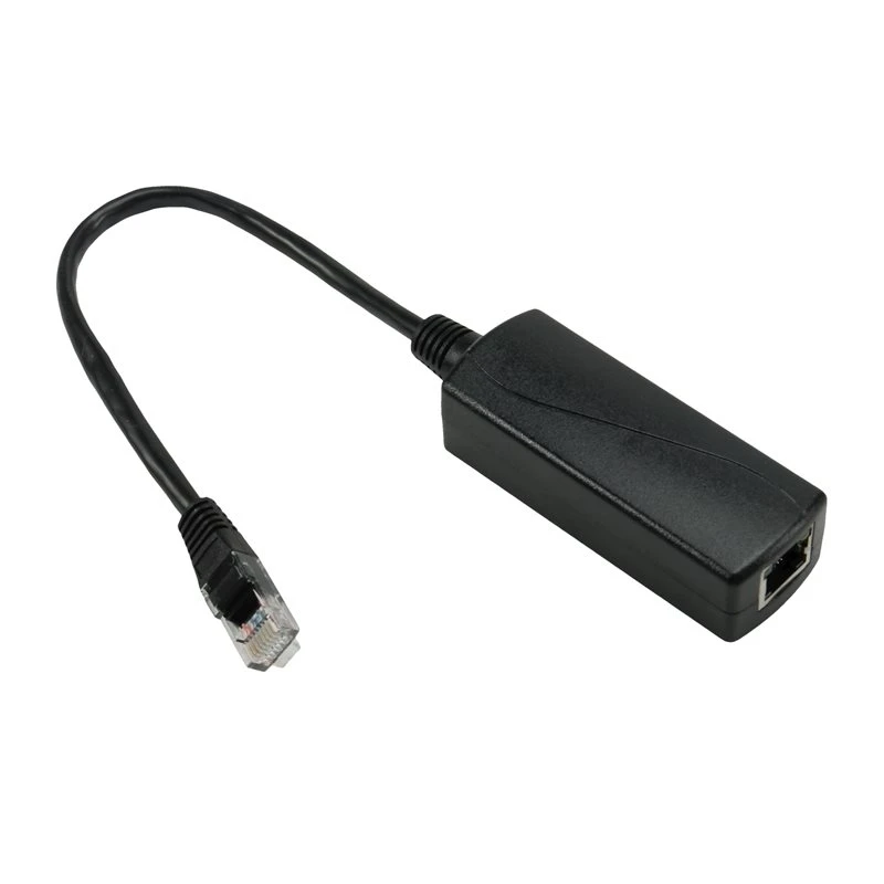 Leading-GPOE 48V 25W Poe Converter, 10/100/1000 Mbps Ethernet Splitter Adapter For IP Cameras, Voip Phones And Network Device