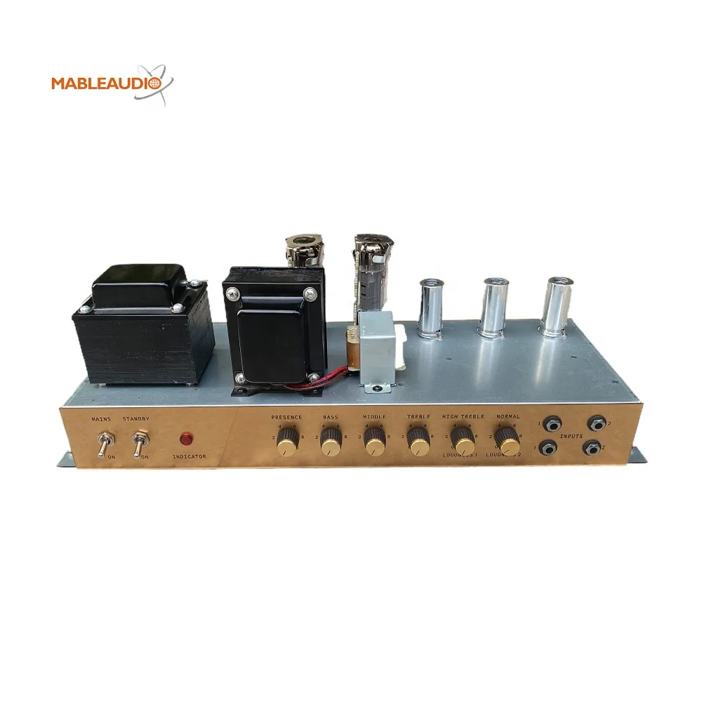 

MAGT0038S JTM45 Handwired Point to Point Soldering Tube Guitar Amplifier Head 50W WITH EL34 tubes without cabinet