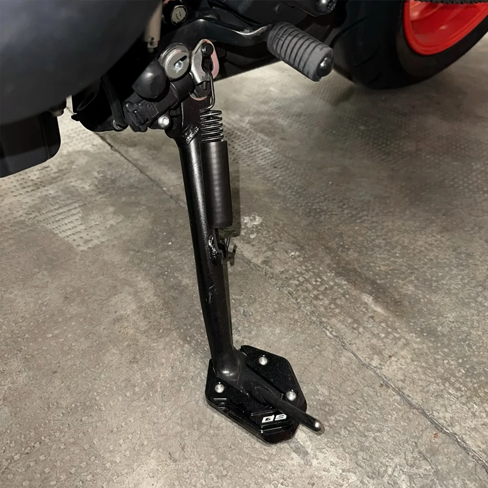 2025年 ヤマハ MT-07 MT07 2014-2023 2024 MT-09 MT 09 アクセサリー オートバイ キックスタンド サイドスタンド 延長プレート タイヤバルブキャップ